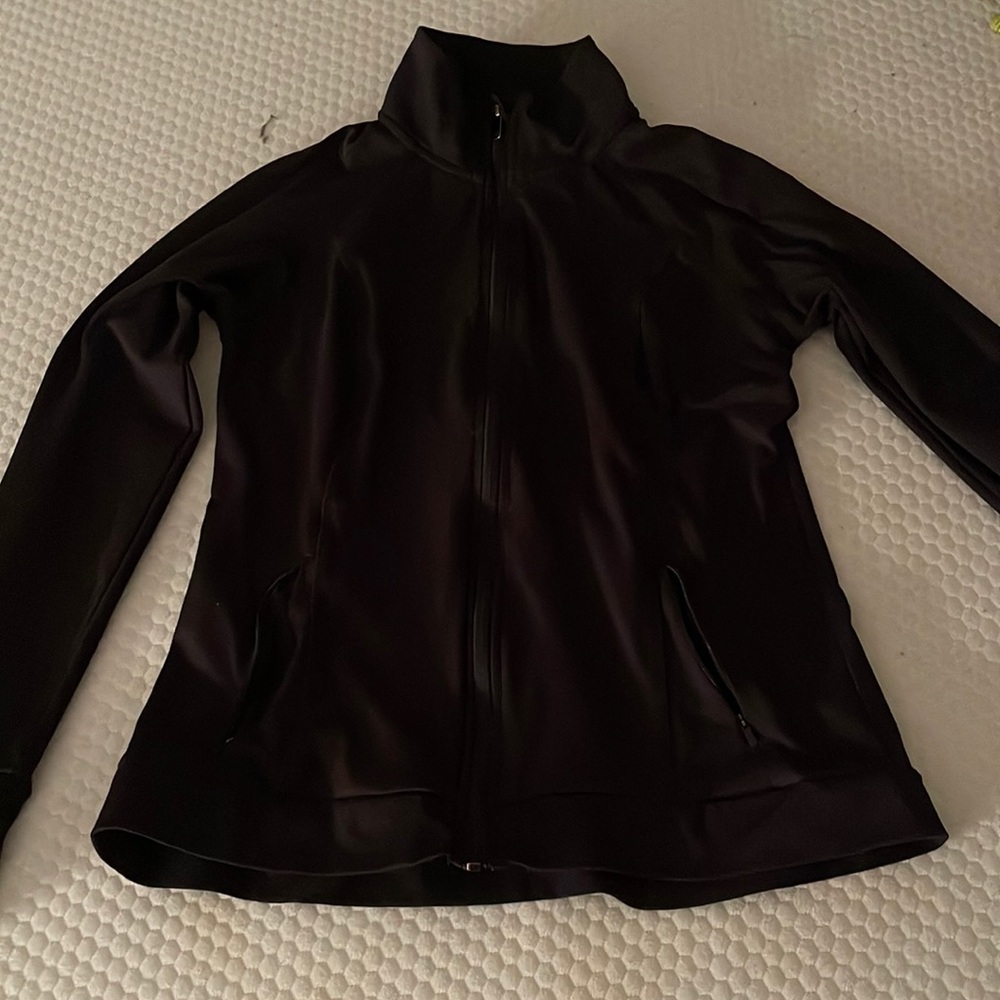 Black zip up jacket